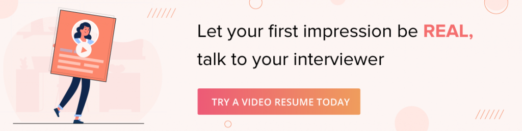 video resume