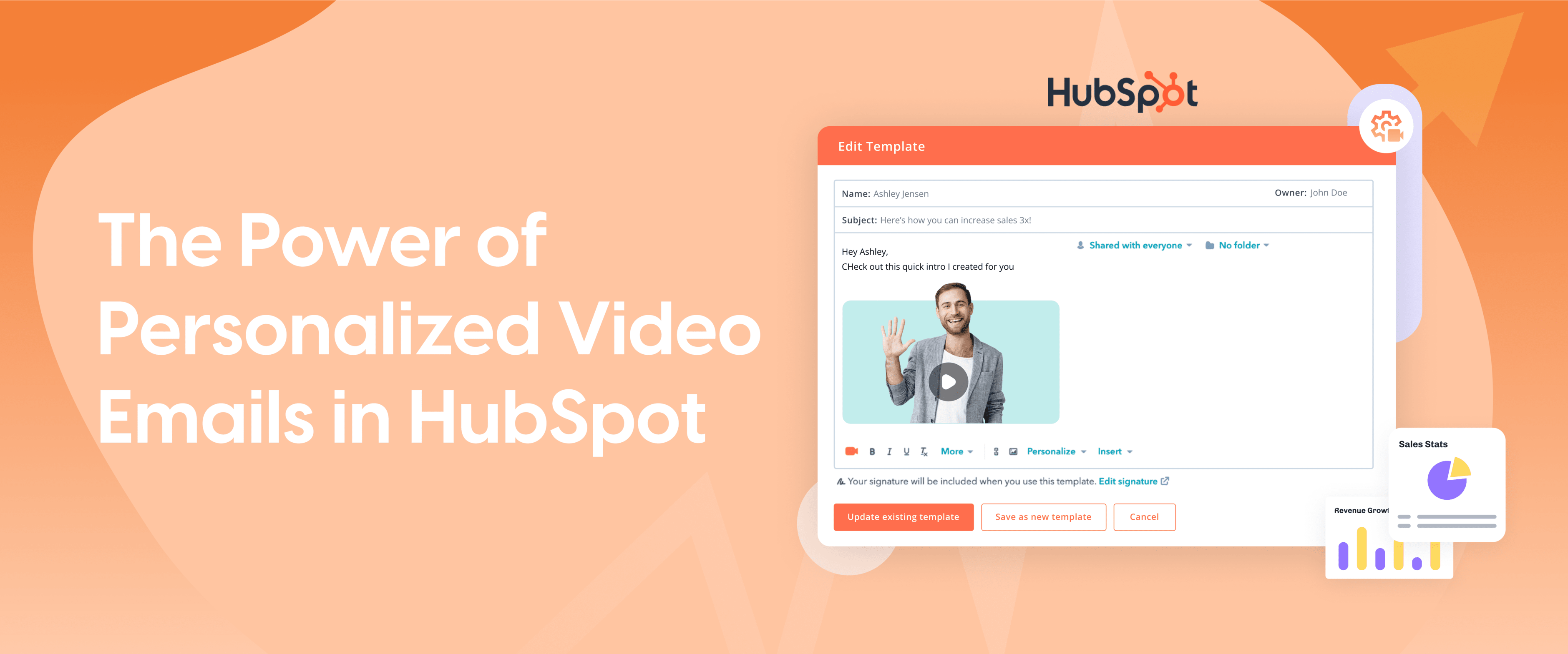 Create and Send Personalized Video Emails in HubSpot with Hippo Video